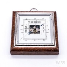 Vintage Wand Wetterstation aus